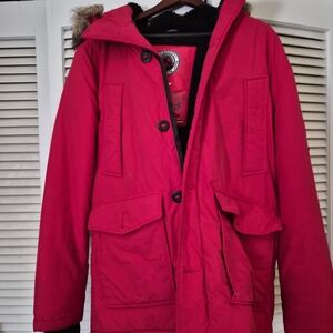 Superdry Everest Mountain Parka - Red - Size L
